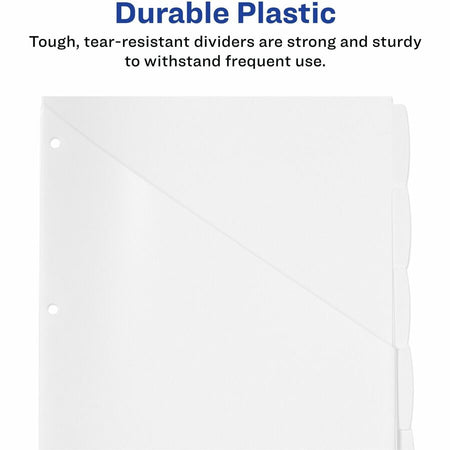 Avery® Write & Erase Pocket Plastic Dividers - Alternate-Image4