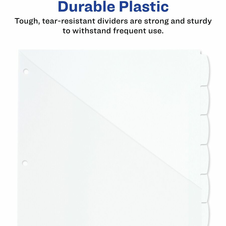 Avery® Write & Erase Pocket Plastic Dividers - Alternate-Image4