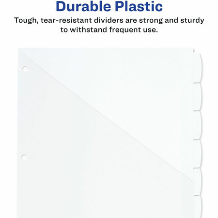 Avery® Write & Erase Pocket Plastic Dividers - Alternate-Image4