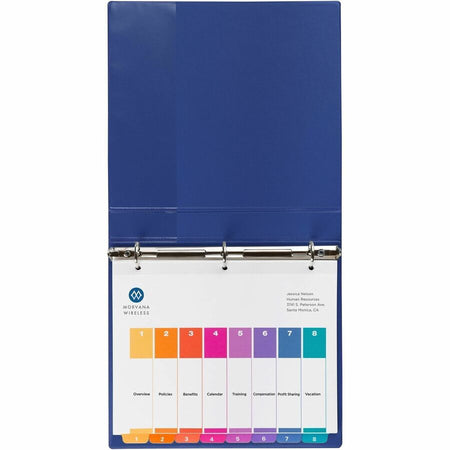 Avery Dividers, 8 Tabs, Ready Index (3 Sets of 11071) - Front