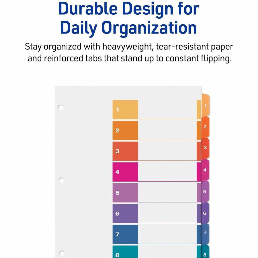 Avery Dividers, 8 Tabs, Ready Index (3 Sets of 11071) - Alternate-Image4