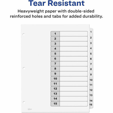 Avery Dividers, 15 Tabs, Ready Index (3 Sets of 11079) - Alternate-Image6