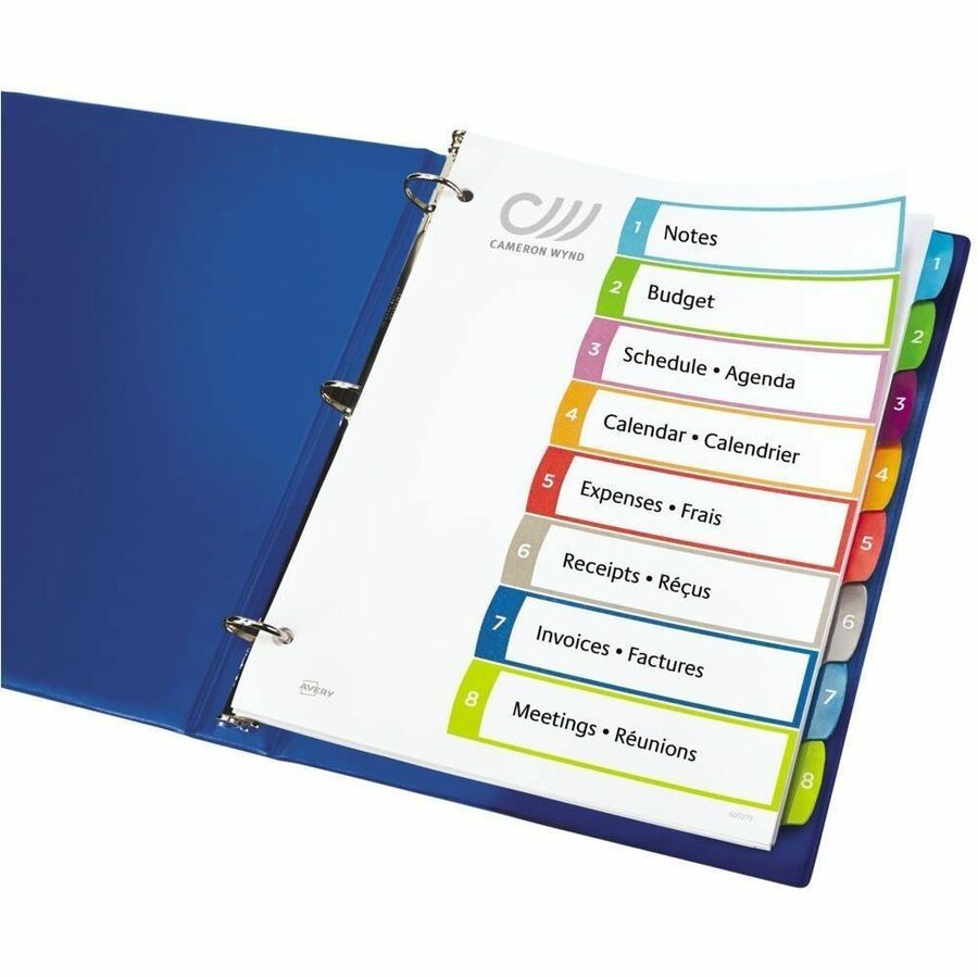 Avery Ready Index Customizable Table of Contents Dividers - Alternate-Image12