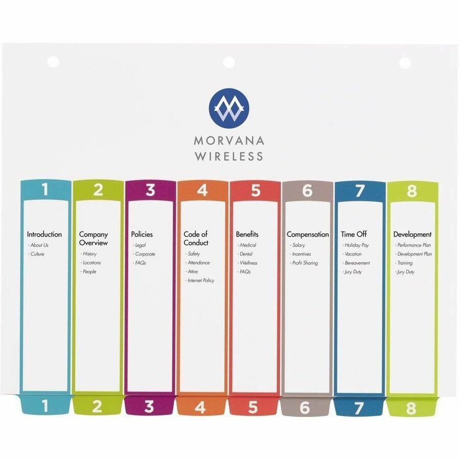 Avery Ready Index Customizable Table of Contents Dividers - Alternate-Image14
