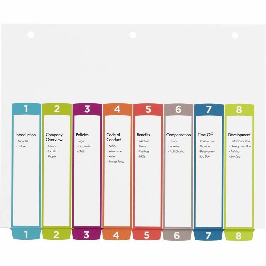 Avery Ready Index Customizable Table of Contents Dividers - Alternate-Image5