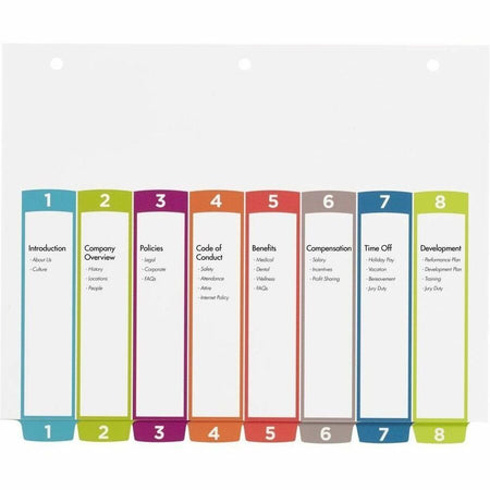 Avery Ready Index Customizable Table of Contents Dividers - Alternate-Image5