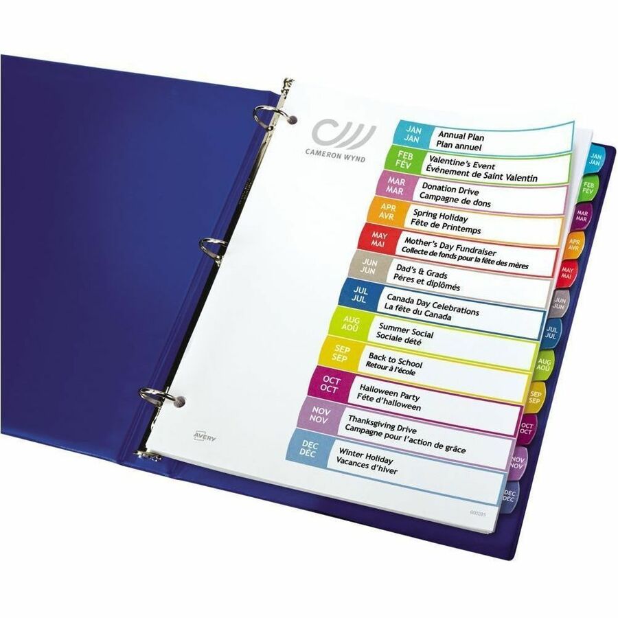 Avery Ready Index Customizable Table of Contents Dividers - Alternate-Image6
