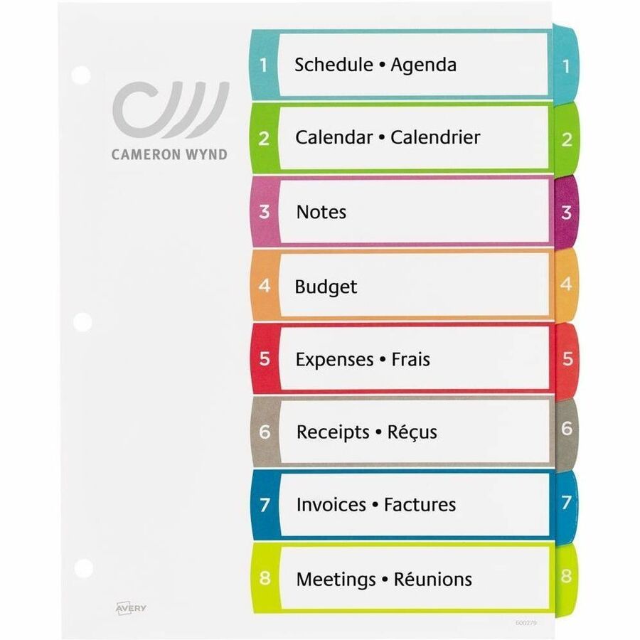 Avery Ready Index Customizable Table of Contents Dividers - Alternate-Image8