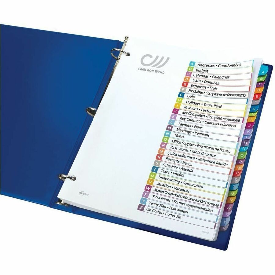 Avery Ready Index Customizable Table of Contents Dividers - Alternate-Image5