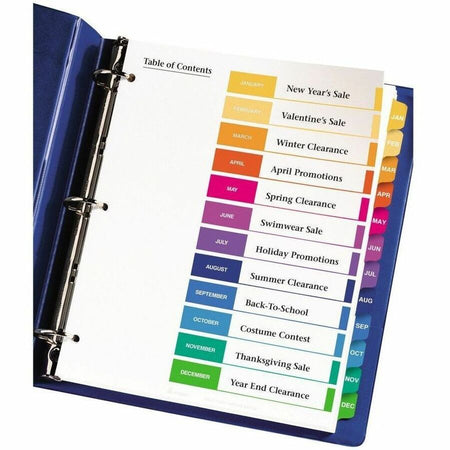 Avery Ready Index Table of Content Dividers - Alternate-Image1