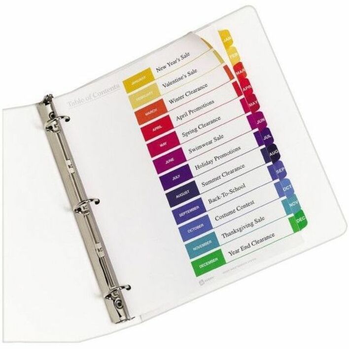 Avery Ready Index Table of Content Dividers - Alternate-Image2