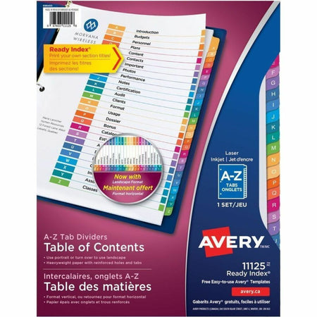 Avery Ready Index Table of Contents Dividers - 1100