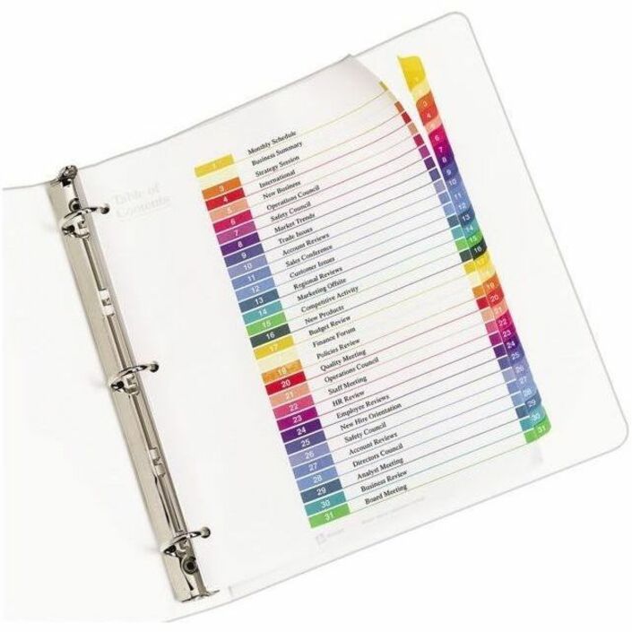 Avery Ready Index Table of Contents Dividers - Alternate-Image2