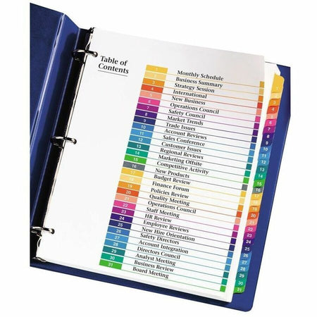 Avery Ready Index Table of Contents Dividers - Alternate-Image1