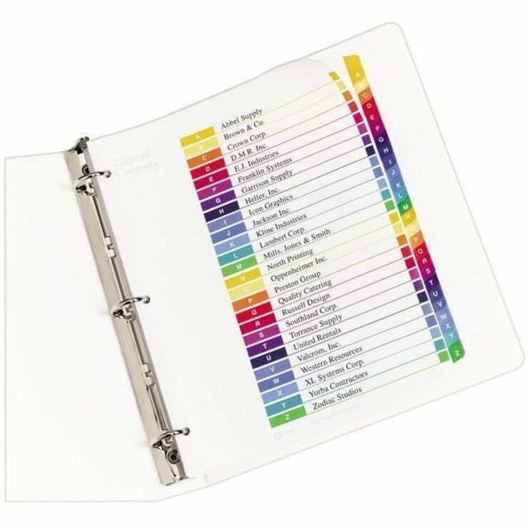 Avery Ready Index Table of Contents Dividers - Alternate-Image1