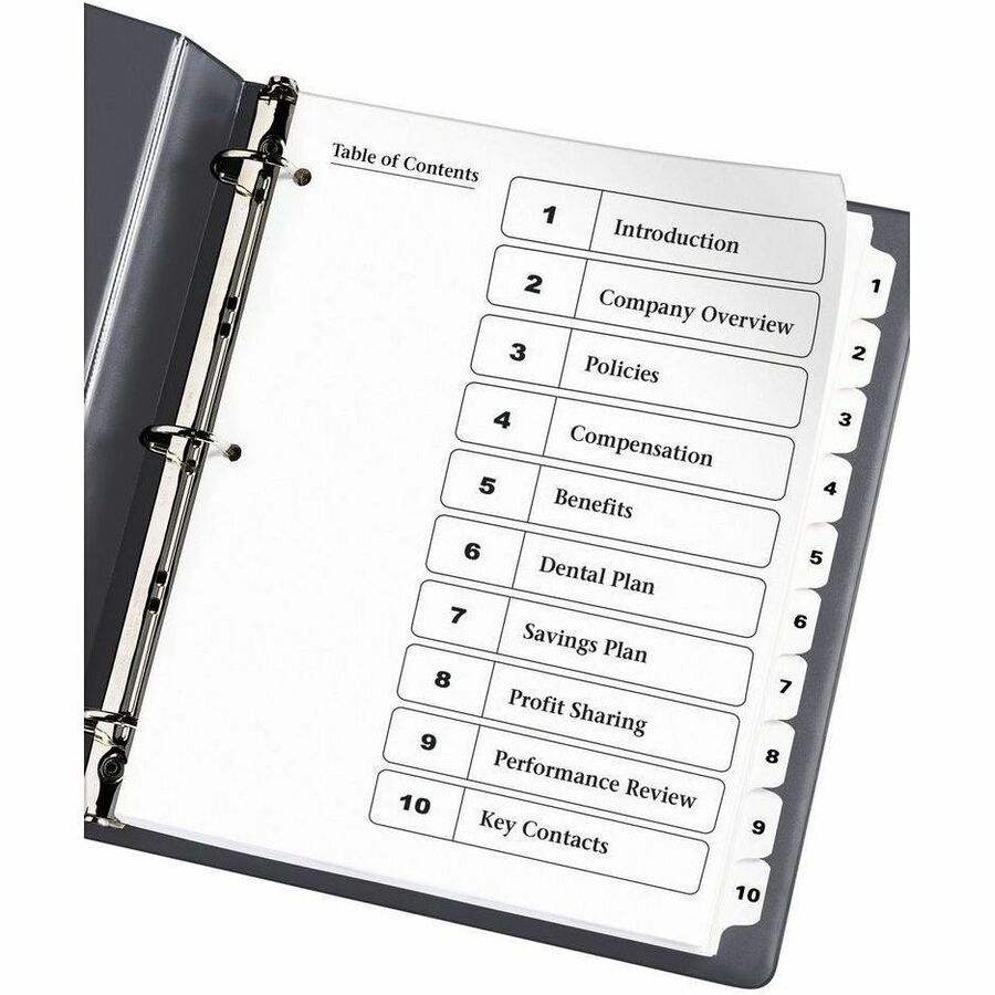 Avery Ready Index Table of Contents Dividers - Alternate-Image1