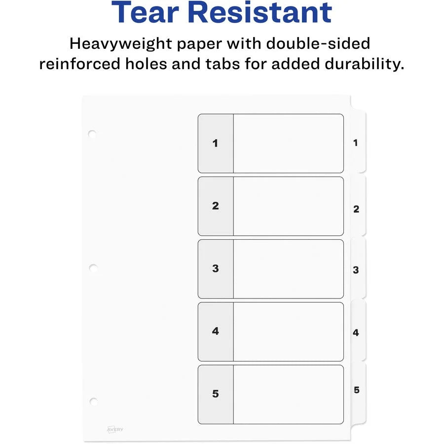 Avery Ready Index Table of Contents Dividers - Organize Your Documents Efficiently - Divider