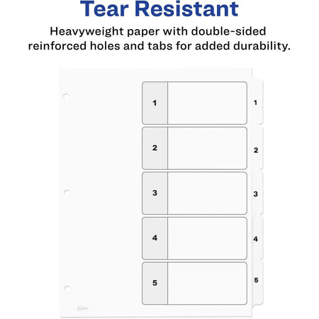Avery Ready Index Table of Contents Dividers - Organize Your Documents Efficiently - Divider