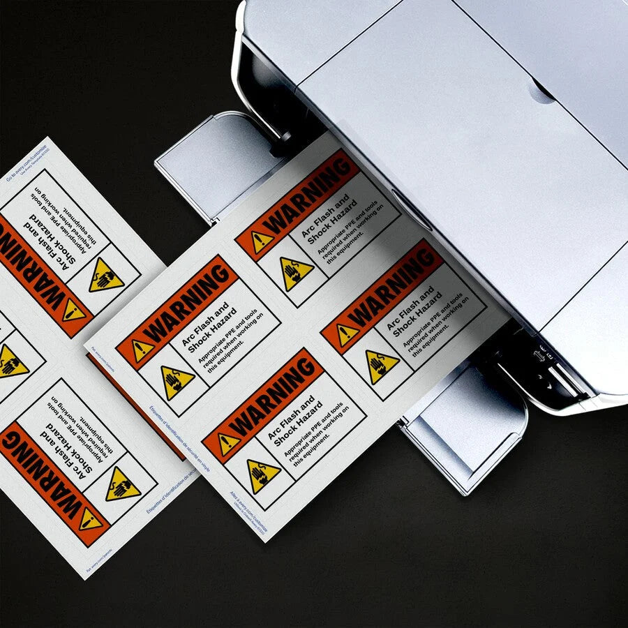 Avery Reflective Sign Labels: Silver Film Water Resistant - 40 Pack - Multipurpose & ID Labels