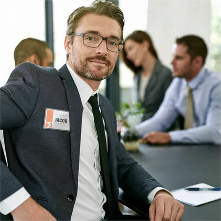 Avery® Secure Magnetic Name Badges with Durable Plastic Holders and Heavy-duty Magnets - Alternate-Image1