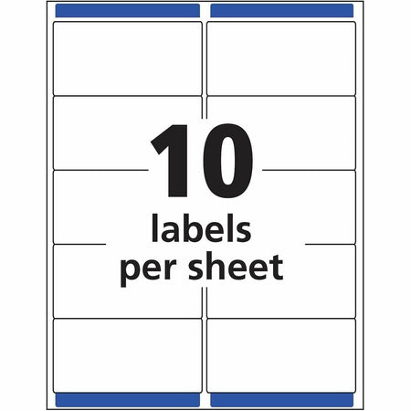 Avery Shipping Labels, Sure Feed, 2" x 4" , 100 Clear Labels (18663) - Alternate-Image4