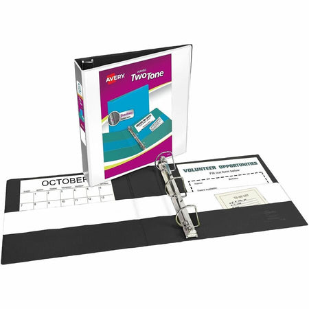 Avery Two-Tone Binder, 2 Inch Slant Rings, Color Will Vary (17236) - Alternate-Image2