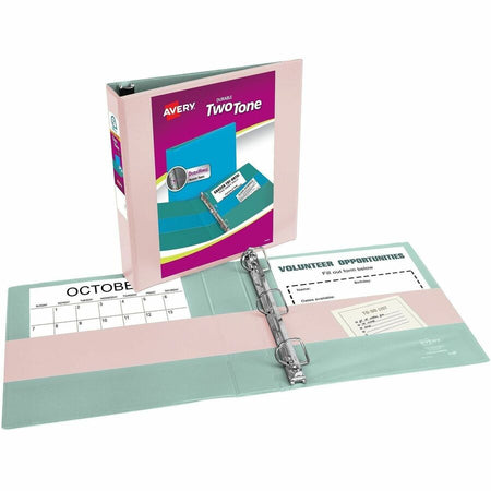 Avery Two-Tone Binder, 2 Inch Slant Rings, Color Will Vary (17236) - Alternate-Image5