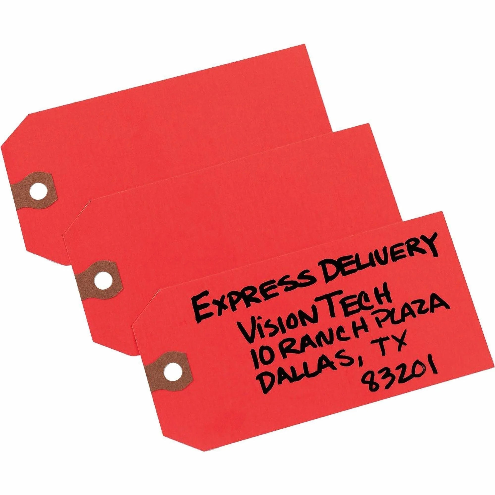 Avery Unstrung Shipping Tags: 11.5 pt. Stock 4-3/4’’ x 2-3/8’’ Red Hang Tags - & Tickets