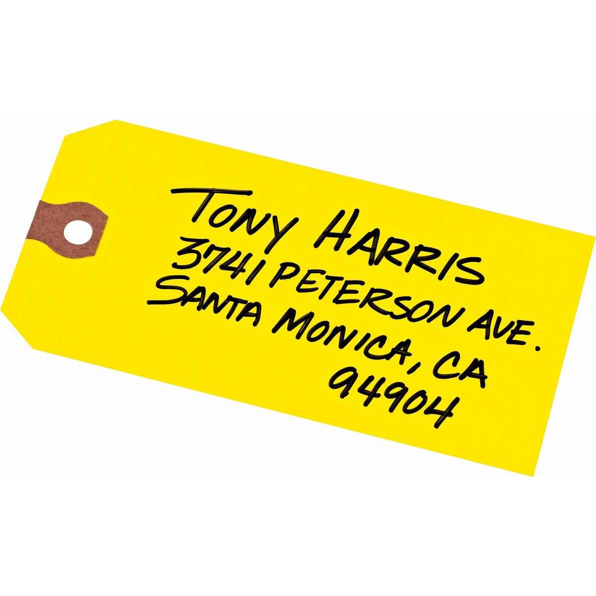 Avery Unstrung Shipping Tags: 11.5 pt. Stock 4-3/4’’ x 2-3/8’’ Yellow Hang Tags - & Tickets
