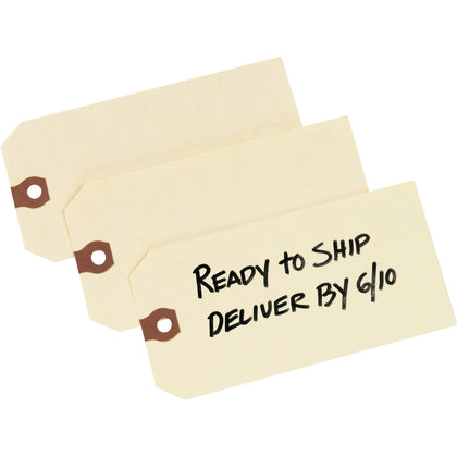 Avery Unstrung Shipping Tags: 11.5 pt. Stock 5-1/4’’ x 2-5/8’’ - 1000 Manila Hang Tags - & Tickets