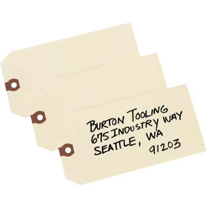 Avery Unstrung Shipping Tags: 11.5 pt. Stock 6-1/4’’ x 3-1/8’’ - 1000 Manila Hang Tags - & Tickets