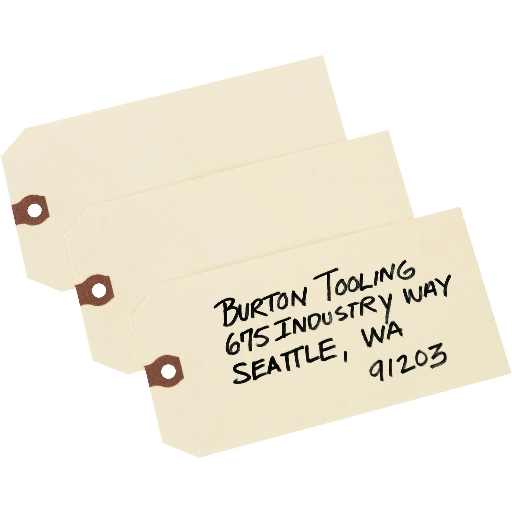 Avery Unstrung Shipping Tags: 11.5 pt. Stock 6-1/4’’ x 3-1/8’’ - 1000 Manila Hang Tags - & Tickets