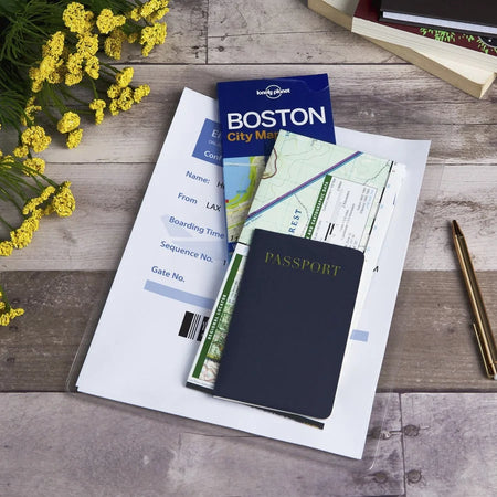 Avery Vinyl File Pocket: Clear 9’’ x 12’’ - 60 Sheets Capacity - Filing Jackets & Pockets