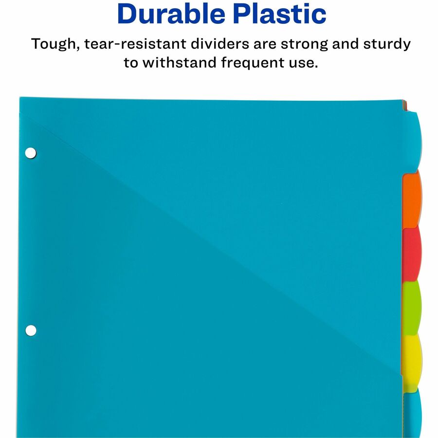 Avery Write & Erase Durable Plastic Dividers with Pocket - Alternate-Image3