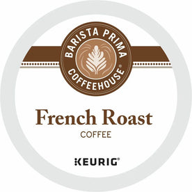 Barista Prima Coffeehouse® K-Cup Pod French Roast Keurig Single Serve Pods 24 Count - Compatible with Brewer - Coffee