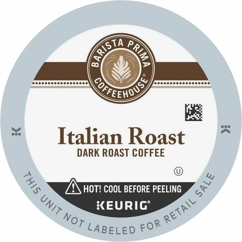 Barista Prima Coffeehouse® K-Cup Italian Roast Coffee - Compatible with Keurig Brewer - French/Dark - 24 / Box