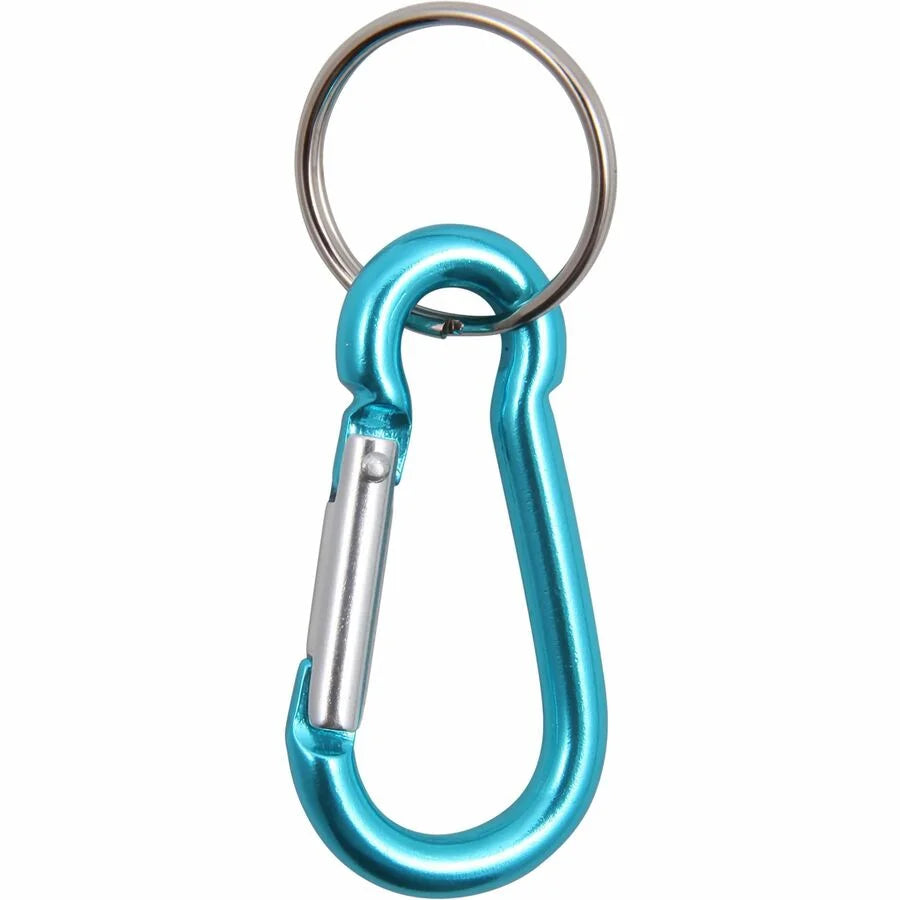 Baumgartens Key Ring: Metal in Orange Silver Blue Purple - ID Badges & Supplies