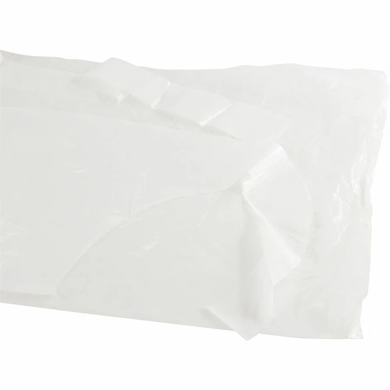 Baumgartens Kids Disposable Apron - White Polyethylene Pack - Arts & Crafts Kits/Accessories