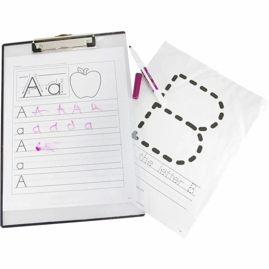 Baumgartens Quick Reference Clipboard: 9’’ x 12’’ Vinyl Clear - 1 Each - Clipboards