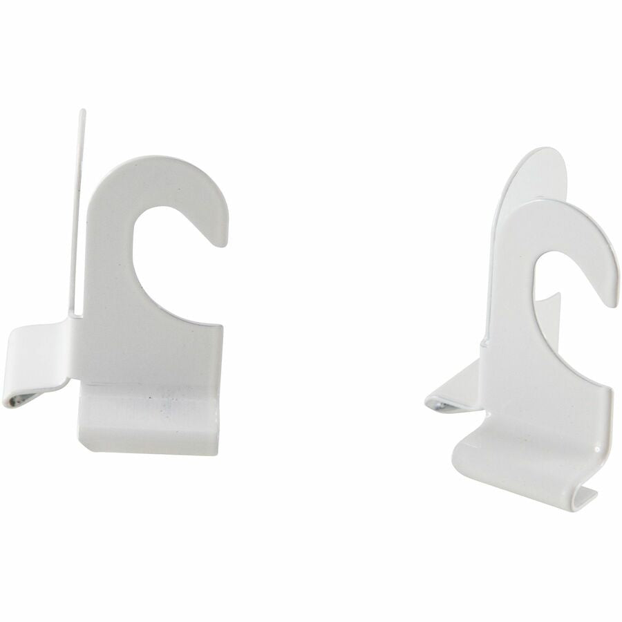 Baumgartens Suspended Ceiling Hooks 2 Pack WHITE (54510) - 30 lb (13.61 kg) Capacity - Durable - 2’’ Size - Mounting