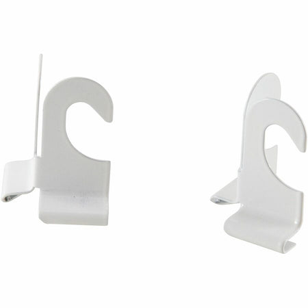 Baumgartens Suspended Ceiling Hooks 2 Pack WHITE (54510) - 30 lb (13.61 kg) Capacity - Durable - 2’’ Size - Mounting