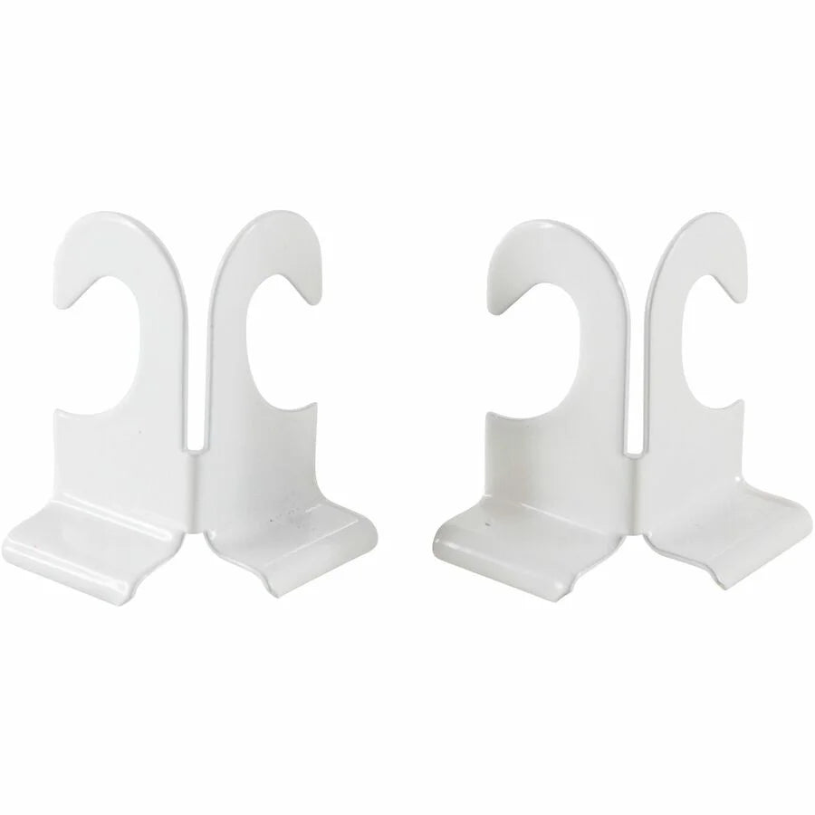 Baumgartens Suspended Ceiling Hooks: Durable 2’’ White Hooks for Home & Office - Mounting Tape Putty