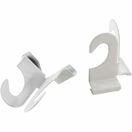 Baumgartens Suspended Ceiling Hooks 2 Pack WHITE (54510) - 30 lb (13.61 kg) Capacity - Durable - 2’’ Size - Mounting