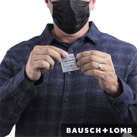 Bausch + Lomb Lens Cleaning Tissues - Pre-moistened Anti-fog Anti-static - 100/Box - Cleaners