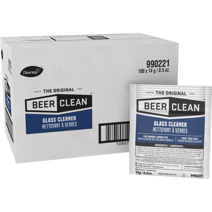 Beer Clean Glass Cleaner: Concentrated Powder for Odorless Residue-Free Glassware - Cleaners