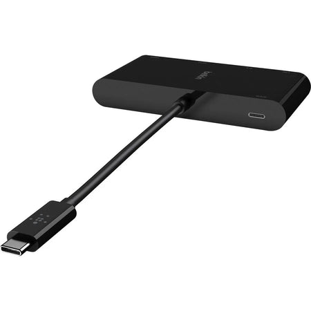 Belkin USB-C Multimedia + Charge Adapter: Notebook Connectivity Hub - Electronic Accessories