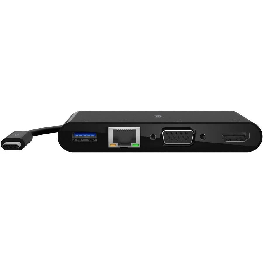 Belkin USB-C Multimedia + Charge Adapter: Notebook Connectivity Hub - Electronic Accessories