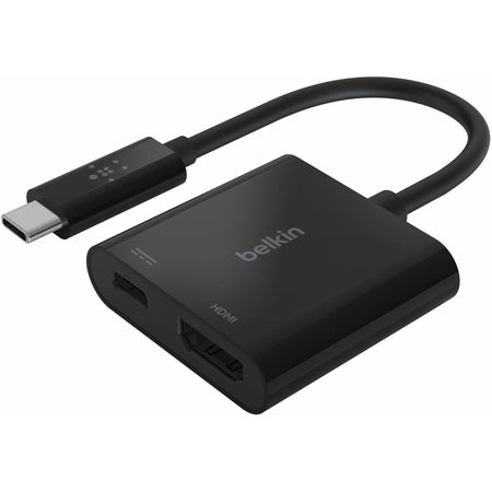 Belkin USB-C to HDMI + Charge Adapter: Connect and Stream in 4K - Audio/Video Cables & Accessories