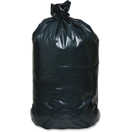Berry Reclaim Heavy-Duty Recycled Can Liners - 60 gal - 58’’x38’’ - Black - 100/Carton - Trash Bags &