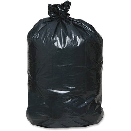 Berry Reclaim Large 45 gal Can Liners - 46’’x40’’ 2 mil - Black Plastic - 100/Carton - Trash Bags &